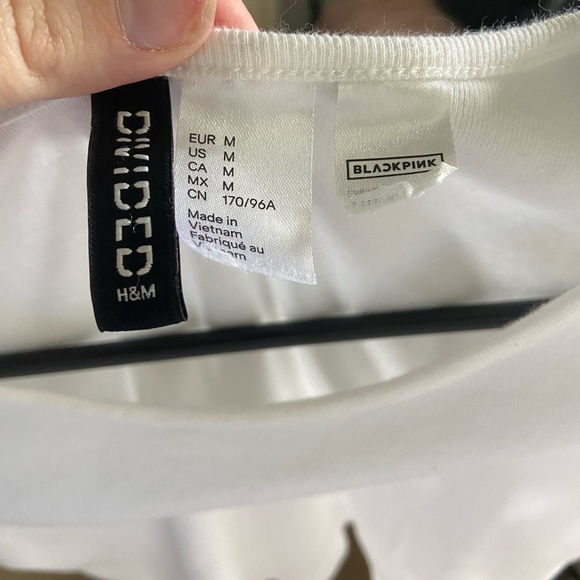 Blackpink white crop t-shirt - Picture 4 of 6
